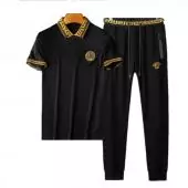 pantalon et polo tshirt de versace survetement noir vs3